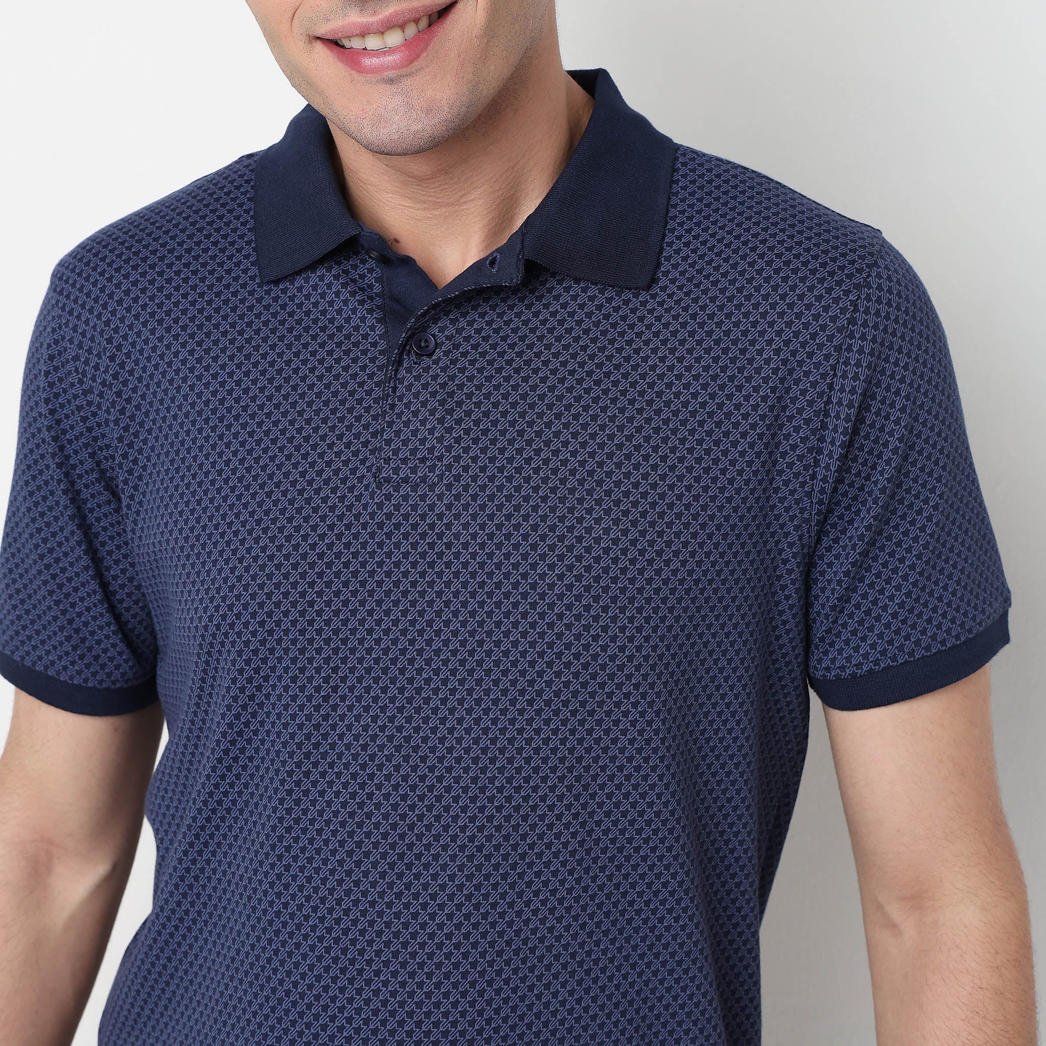All Over Print Impression Polo T-Shirt