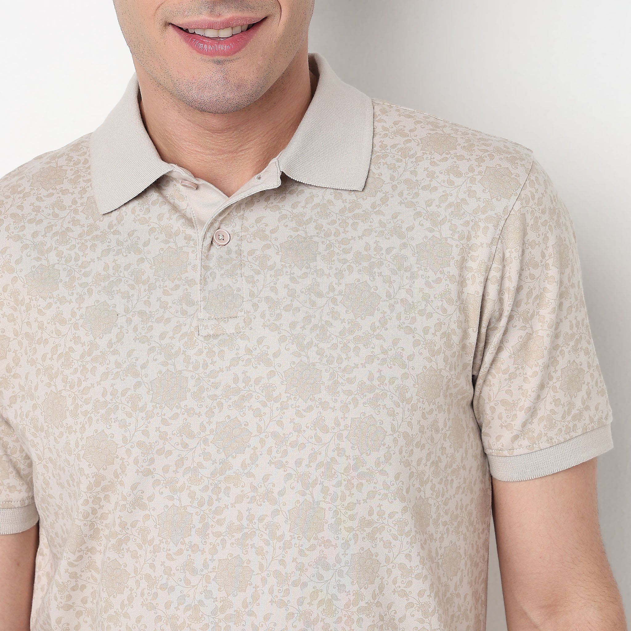 All Over Print Impression Polo T-Shirt