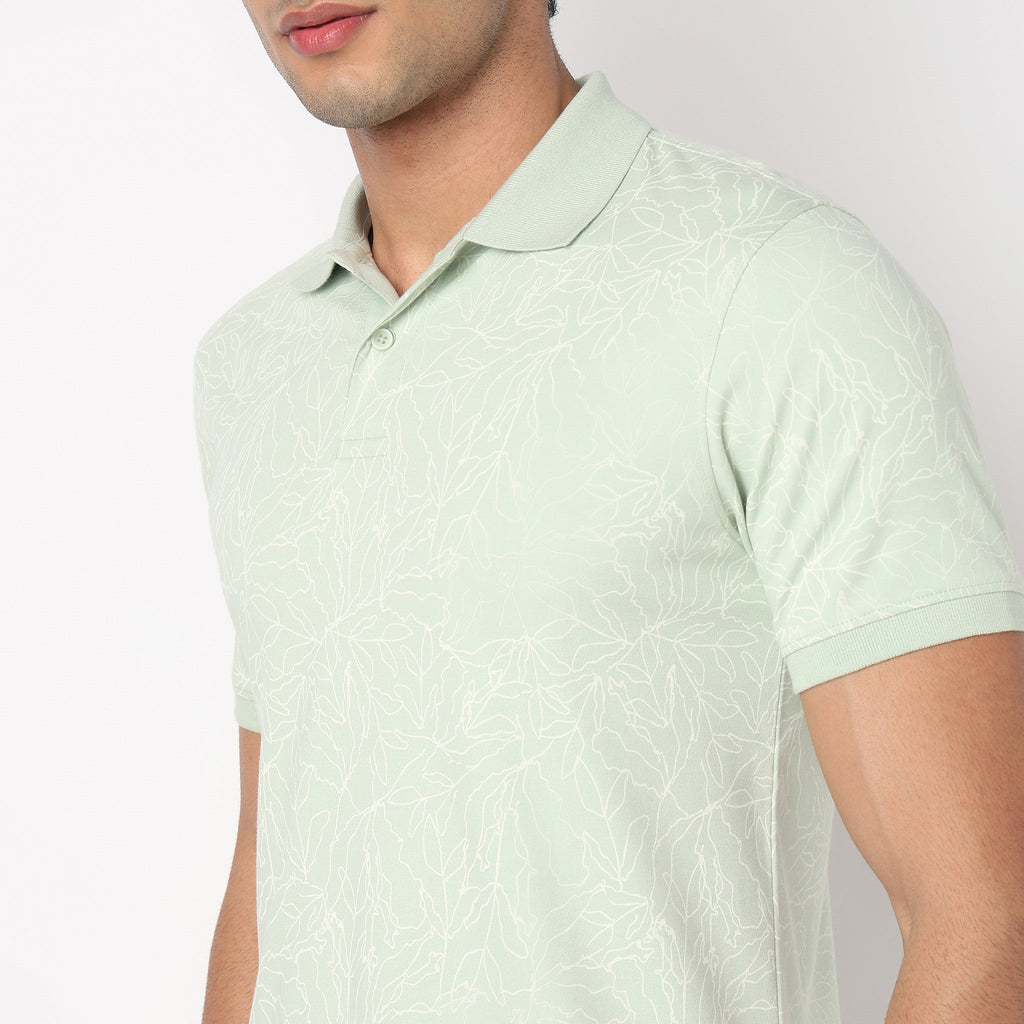 All Over Print Impression Polo T-Shirt