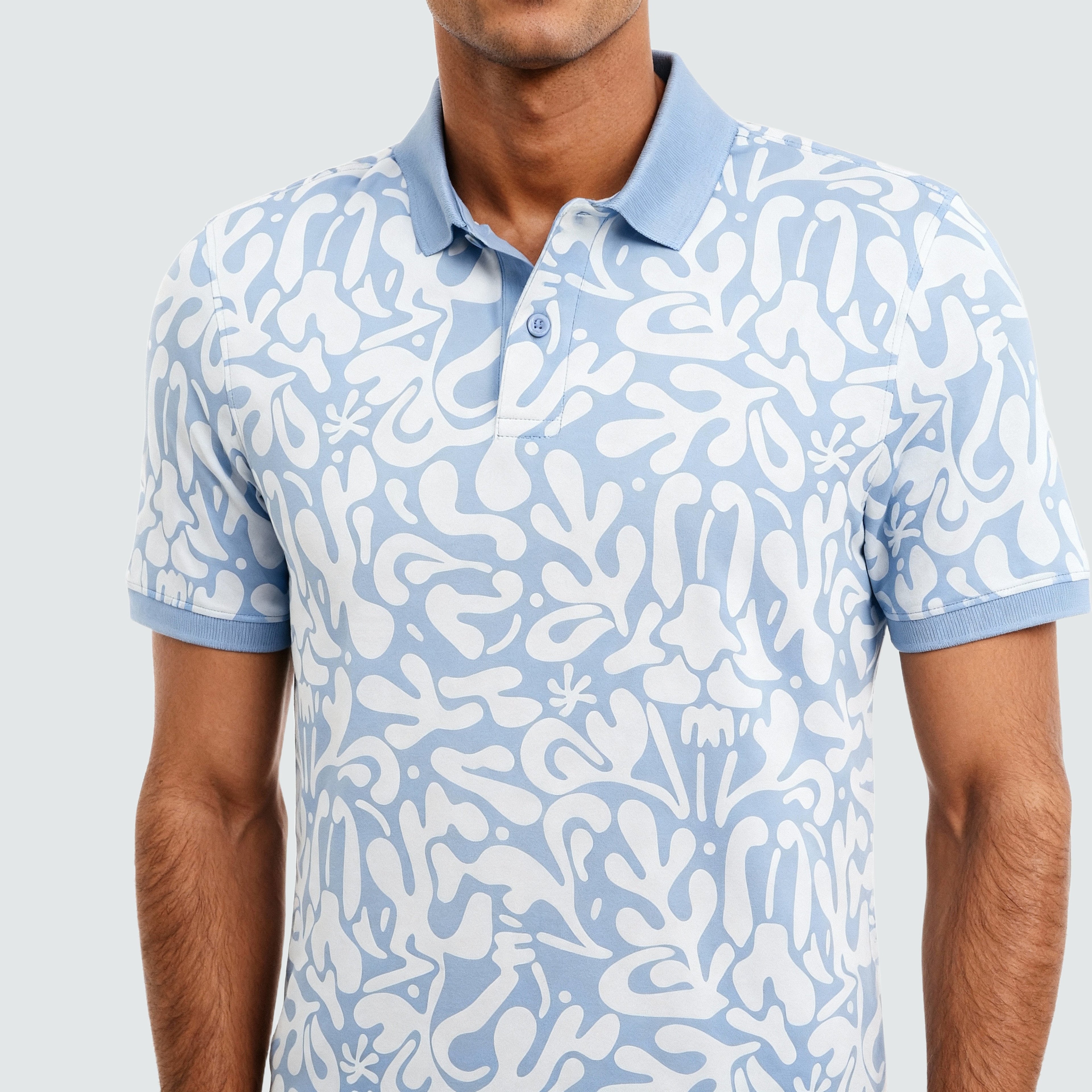 All Over Print Impression Polo T-Shirt