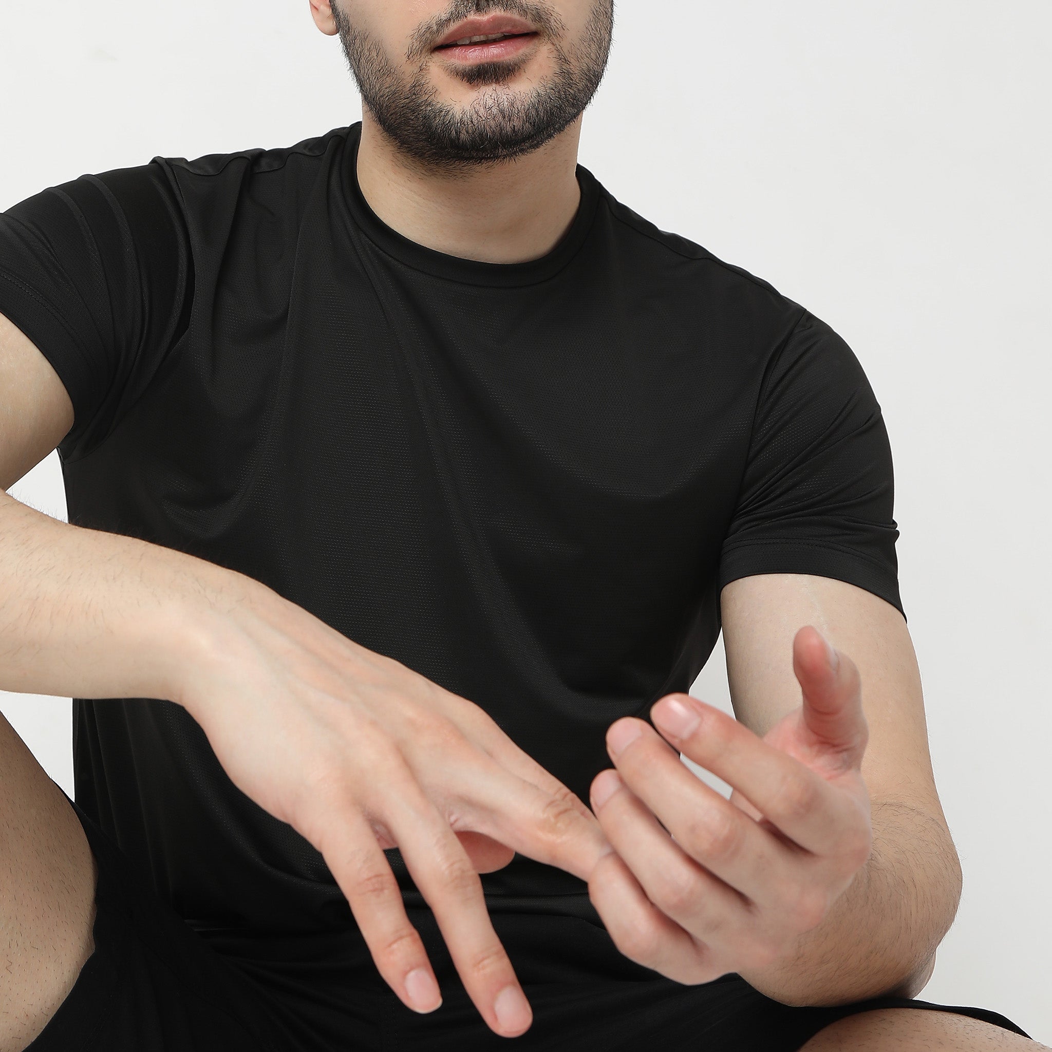 AirDry® Gym Tee  - Work Out With E-Fast® Stretch-Made For Movement